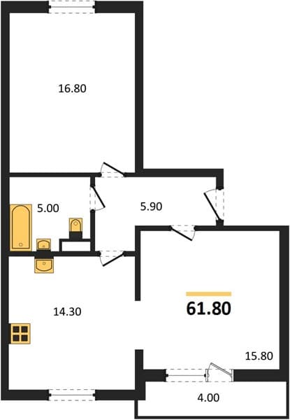 1-Bedroom Apartment in Mountain Quarter, Sochi