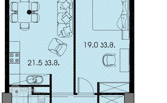 1-Bedroom Apartment with Panoramic Nature Views in Central Tbilisi, photo 3
