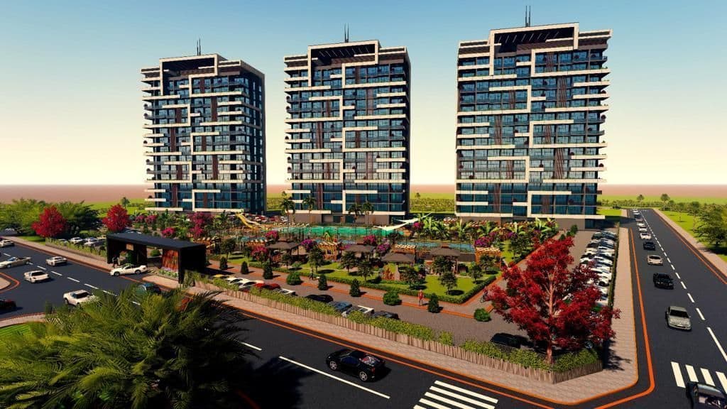 Апартаменты в Мерсине, Турция, 55 м²