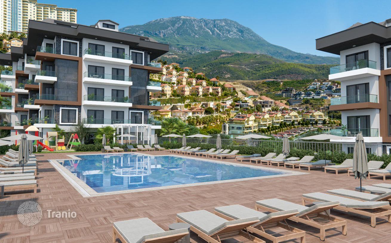 New Luxury Residential Complex with Sea Views in Kargicak, Alanya