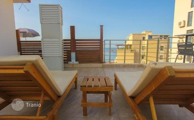 2-Bedroom Penthouse with Roof Terrace and Sea View in Becici, Budva