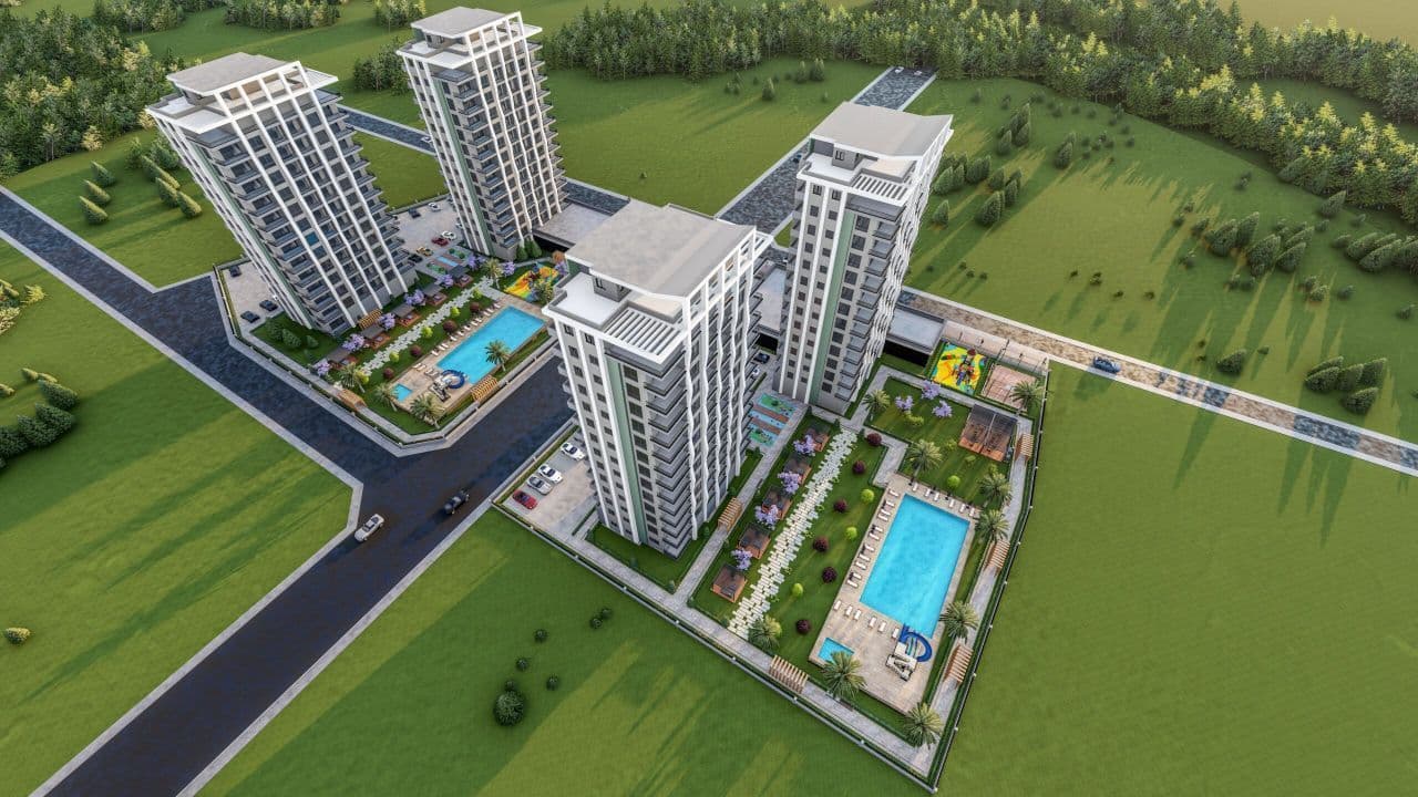 Квартира в Мерсине, Турция, 58 м²
