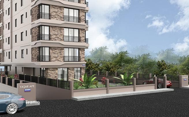 New Apartments with Parking and Playground Near the Sea in Kadikoy, Istanbul
