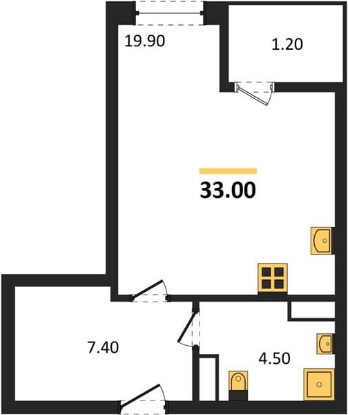 Studio Apartment in Khozyain Morey, Supsekh, Sochi