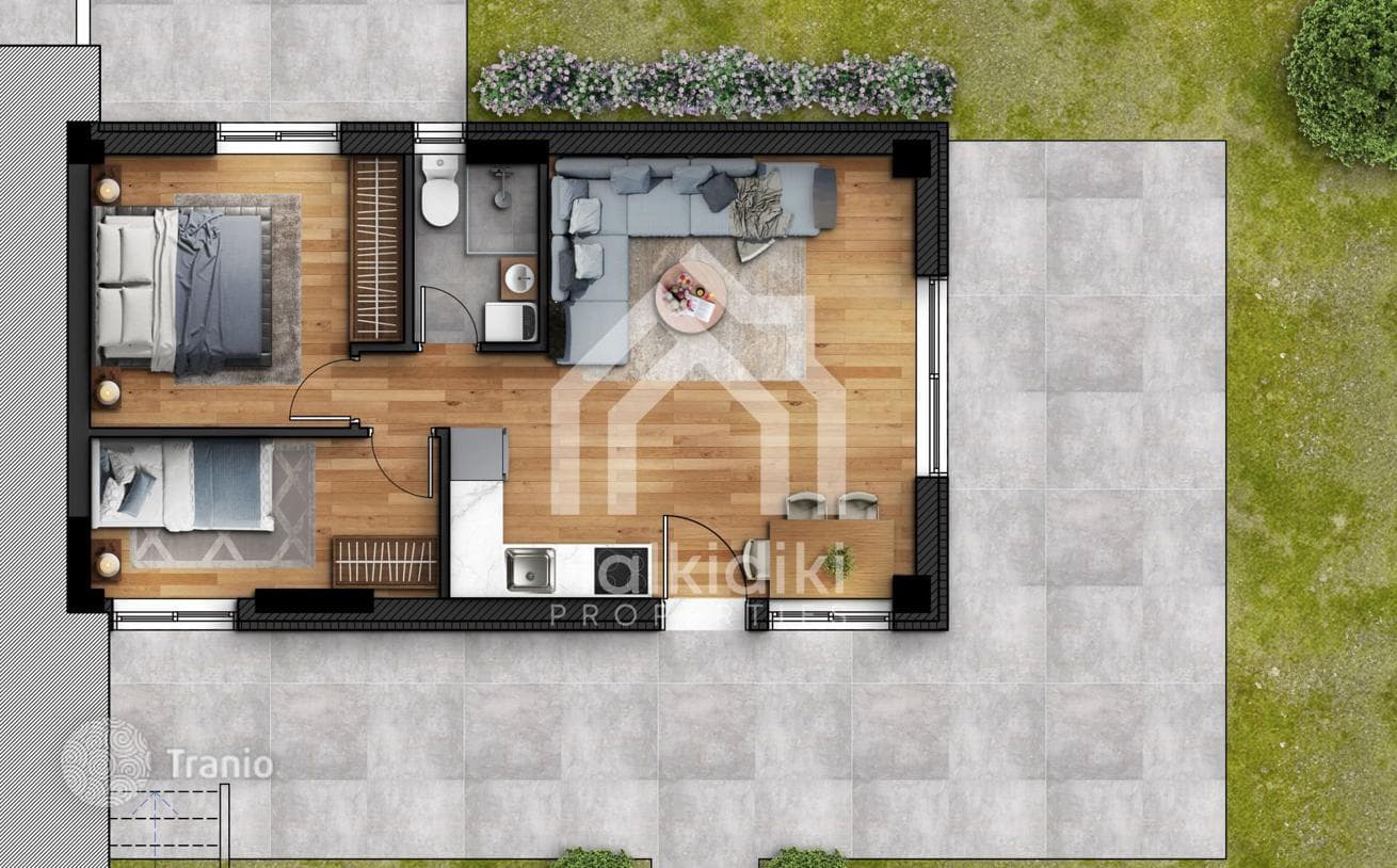 3-комнатные апартаменты в новостройке 95 м² в Ситонии, Греция, фото 4