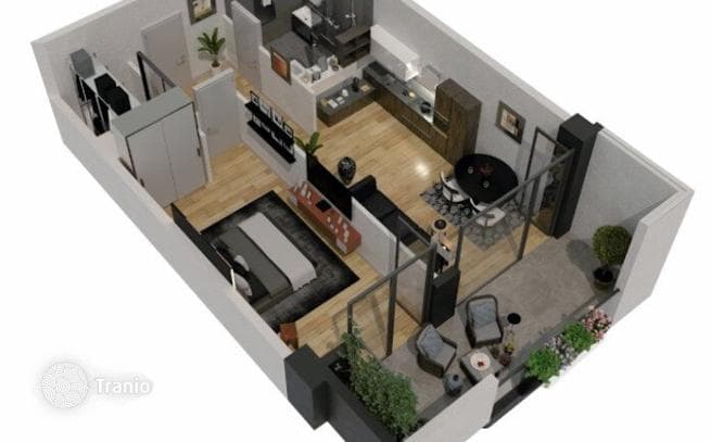 Premium Residential Complex with Rooftop Lounge Areas in Tbilisi