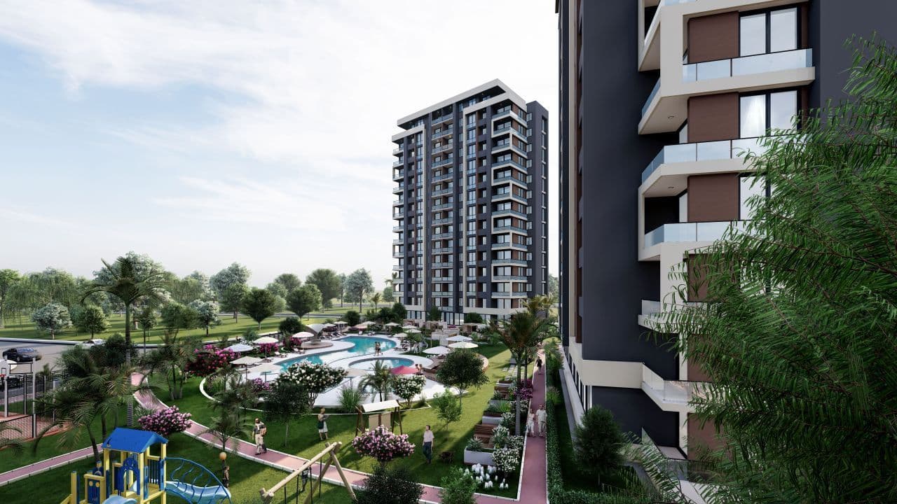 Апартаменты в Мерсине, Турция, 56 м², фото 2