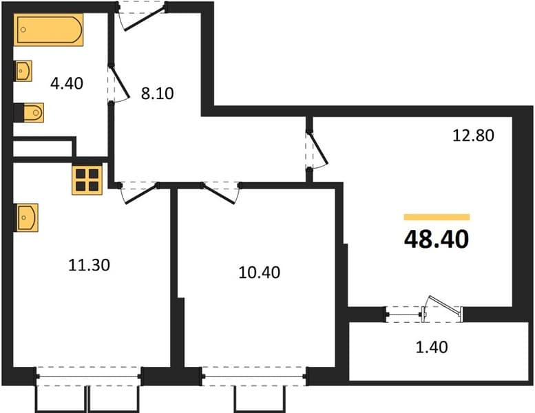 1-Bedroom Apartment in Porto-Novo, Tsemdolina