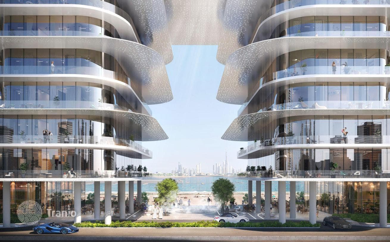 Первоклассный жилой комплекс Dubai Harbour Residences с доступом к пляжу в The Palm Jumeirah, Дубай, ОАЭ