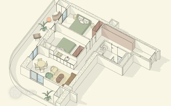 2-Bedroom Apartment in Multifunctional Complex, Saburtalo, Tbilisi, photo 3