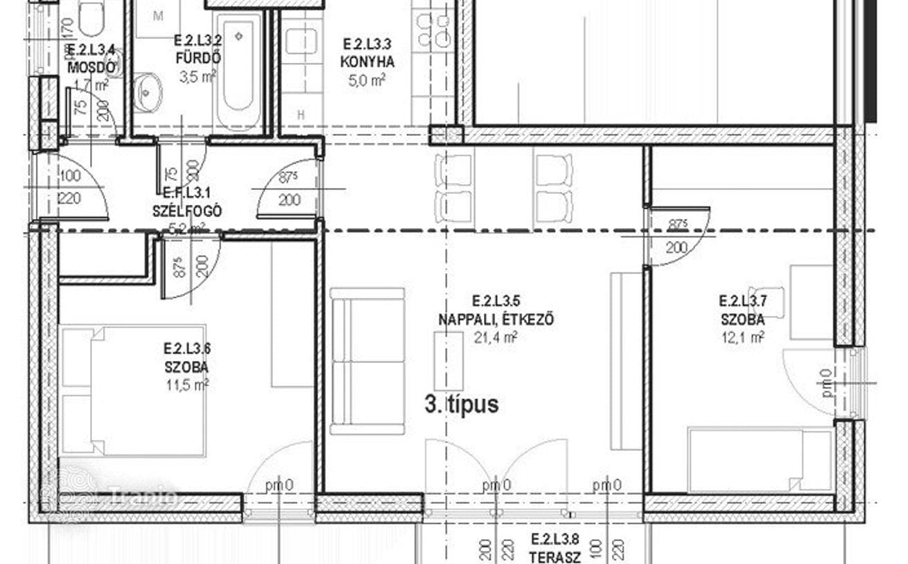 6-комнатная квартира 175 м² в Районе XV, Венгрия, фото 4