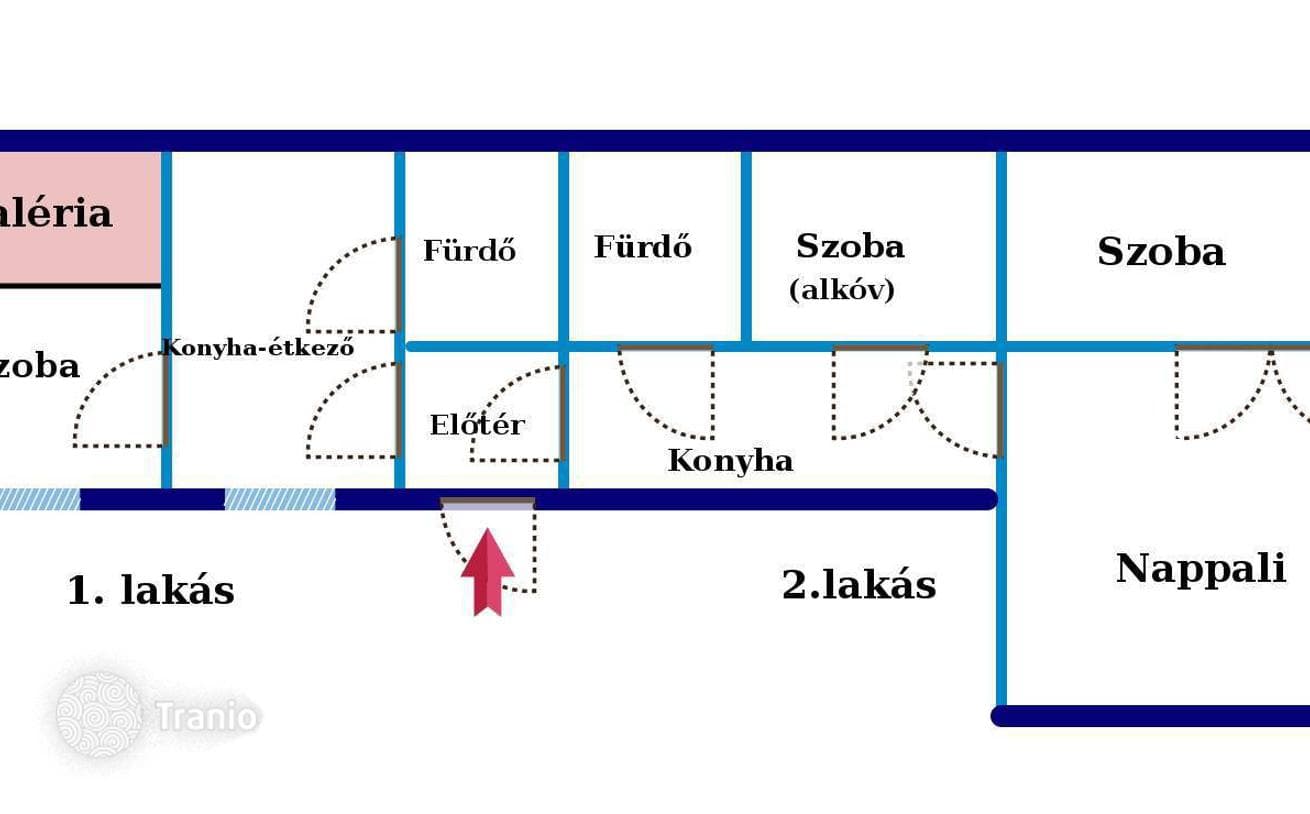 4-комнатная квартира 79 м² в Районе V (Белварош-Липотвароше), Венгрия, фото 5