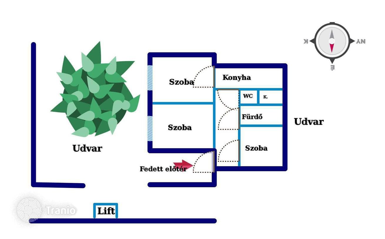 3-комнатная квартира 87 м² в Районе XI (Уйбуде), Венгрия, фото 5