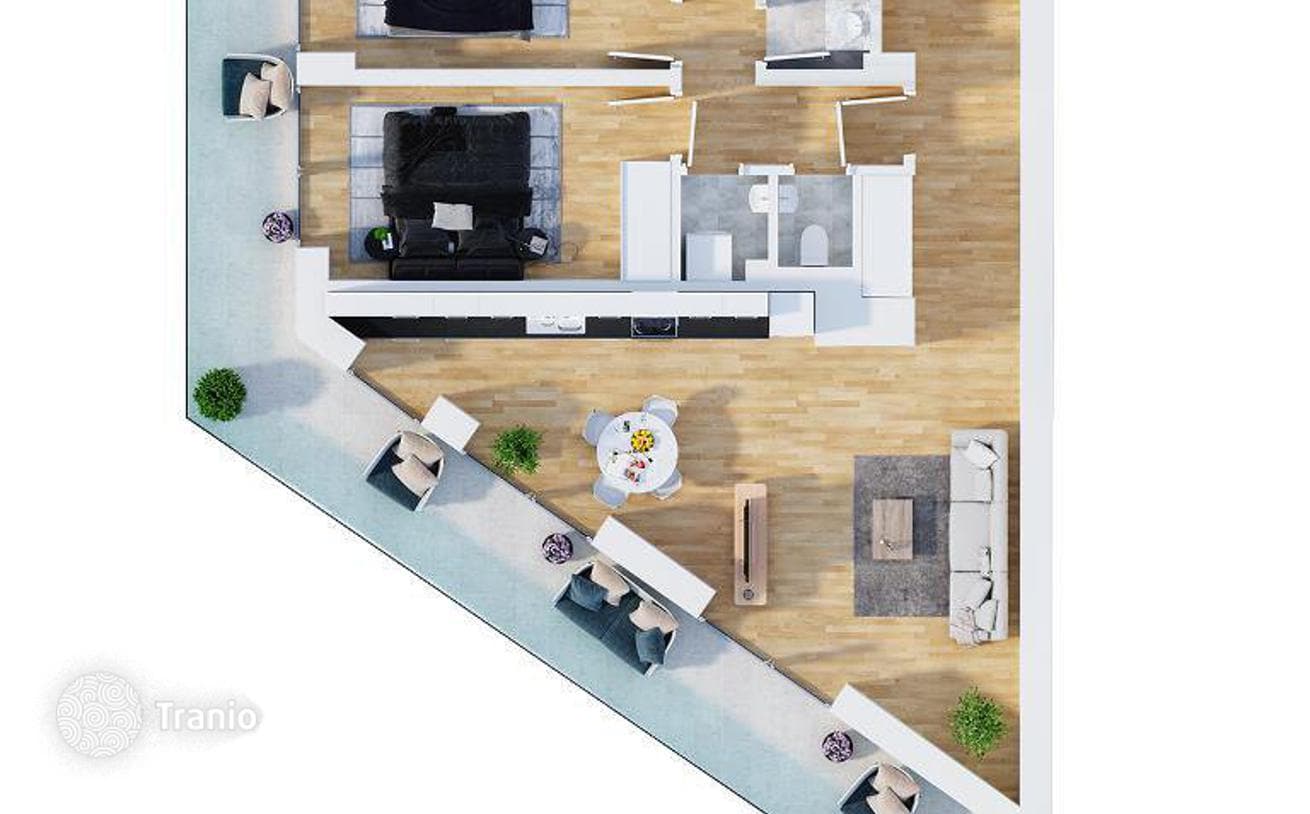 3-комнатная квартира 81 м² в Районе IX (Ференцвароше), Венгрия