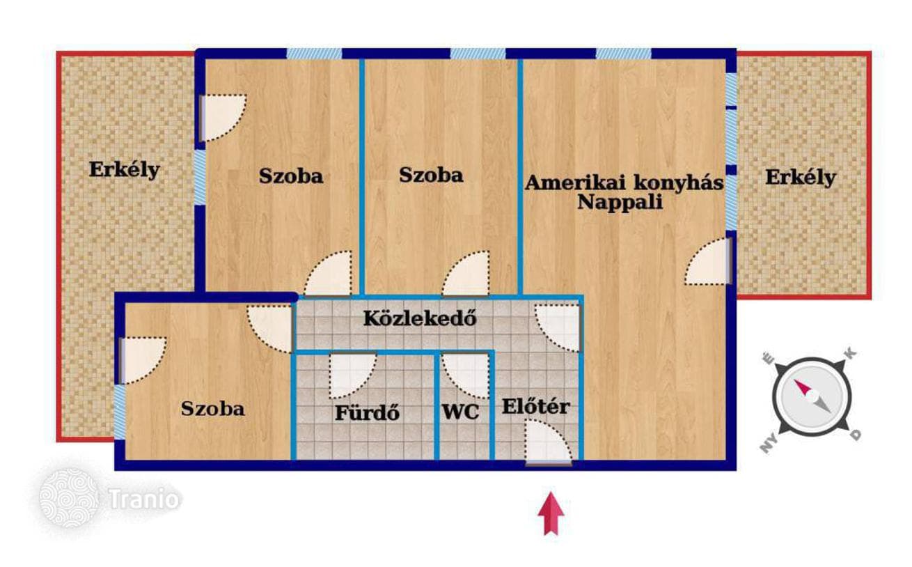 4-комнатные апартаменты в новостройке 90 м² в Районе XIV (Зугло), Венгрия