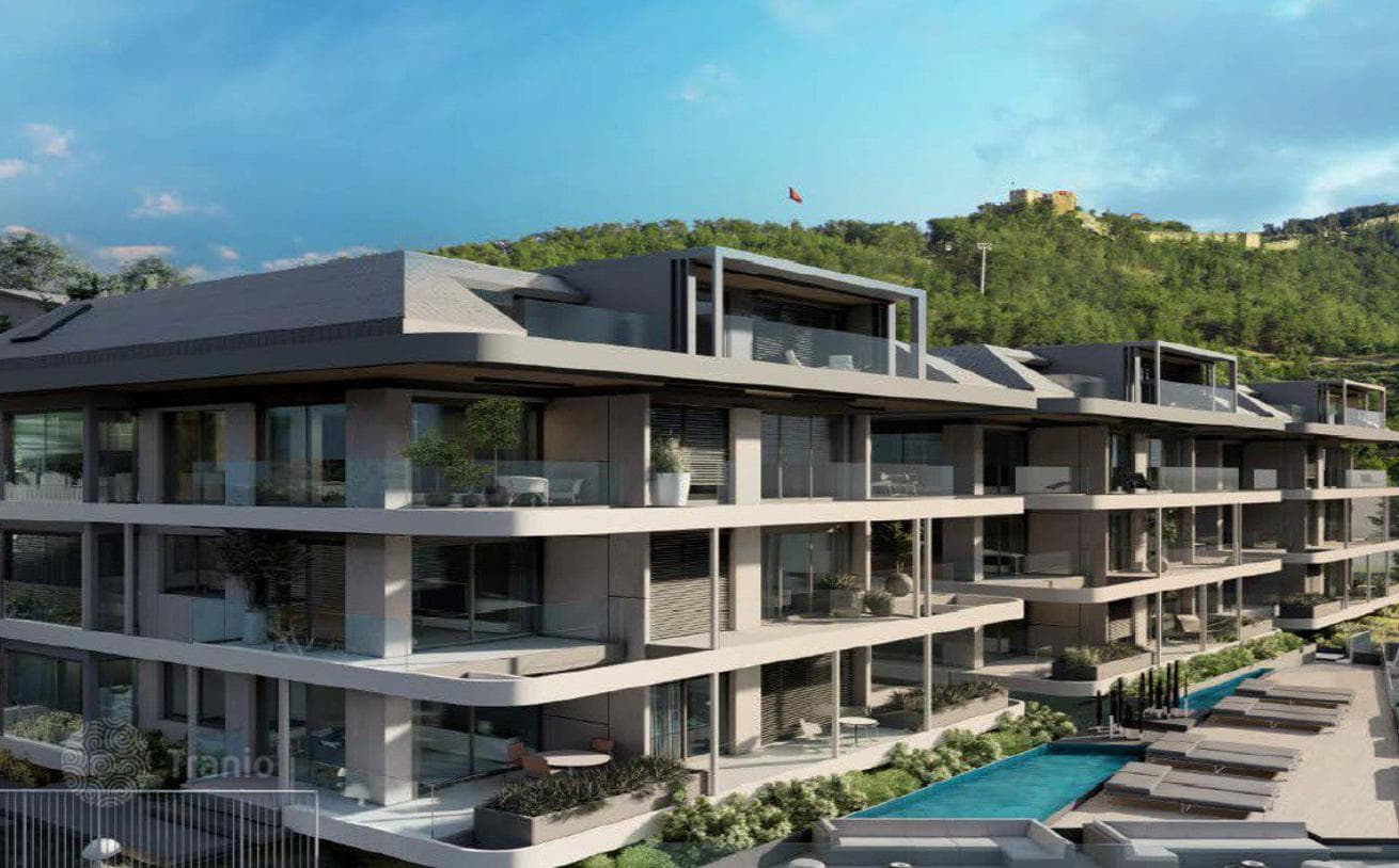 Luxury Apartments at the Foot of the Medieval Fortress in Alanya