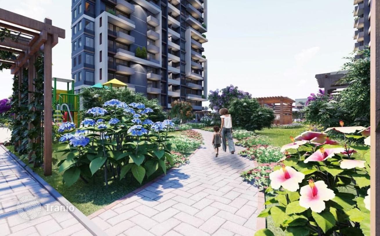 2-Bedroom (2+1) Apartment 500 m from the Beach in Mezitli, Mersin