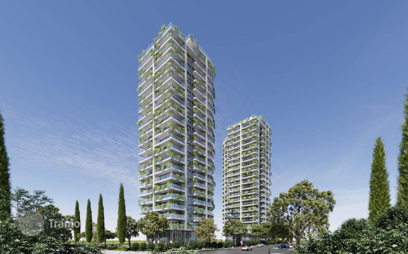 Studio with River View in Modern Complex, Tbilisi