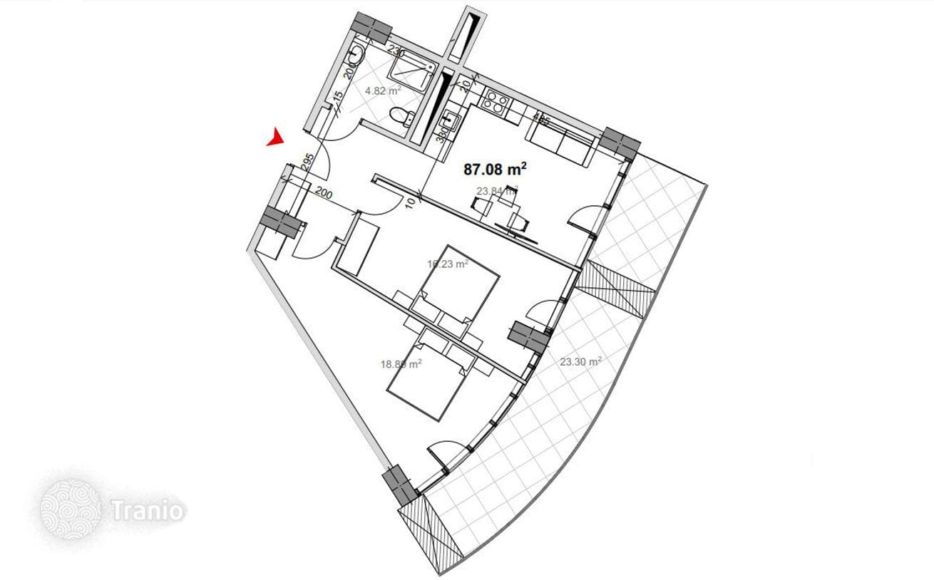 Spacious Apartment with Mtkvari River View in Isani, Tbilisi, photo 4