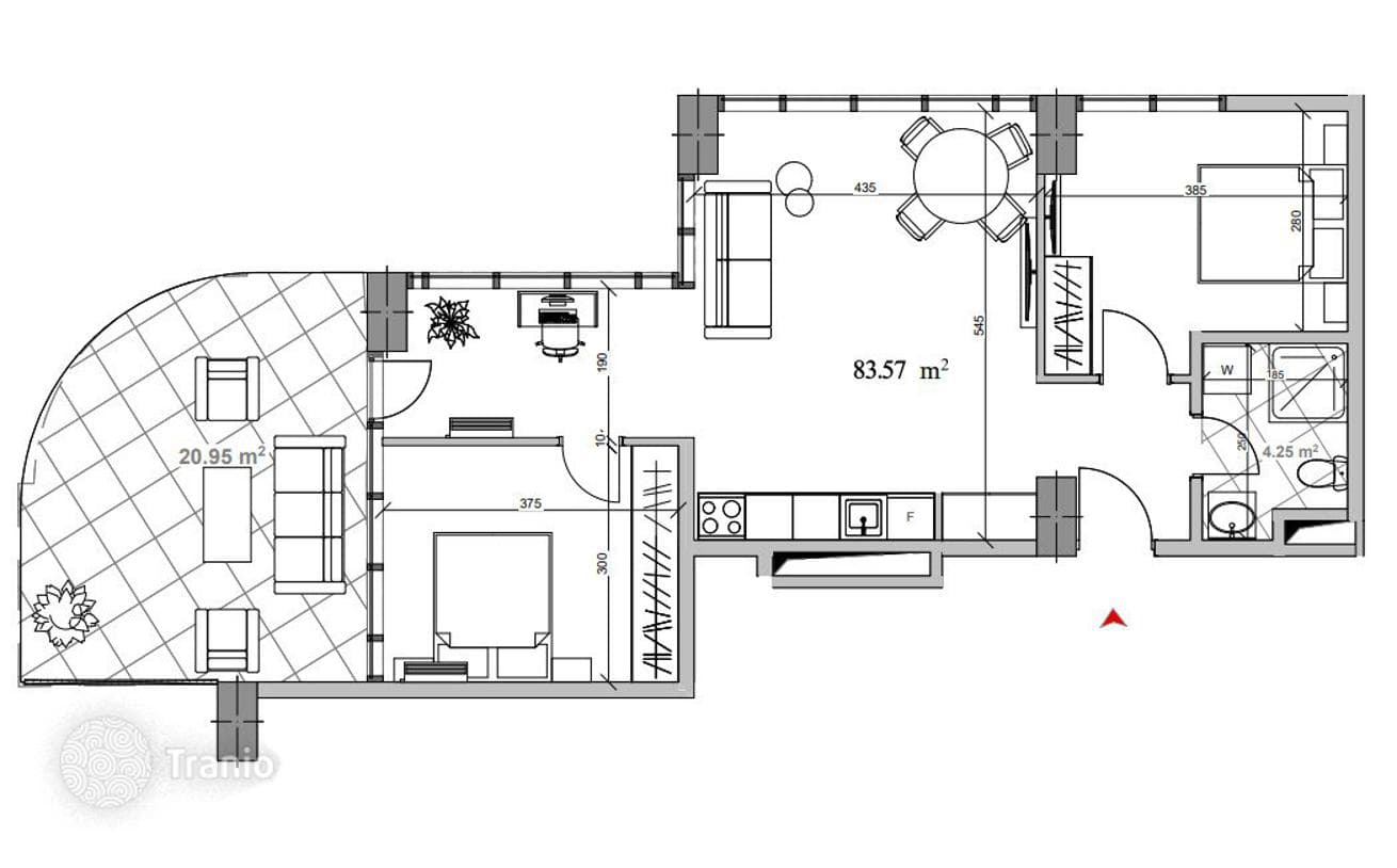 Spacious Apartment with Old Tbilisi View in Modern Isani Complex, photo 4