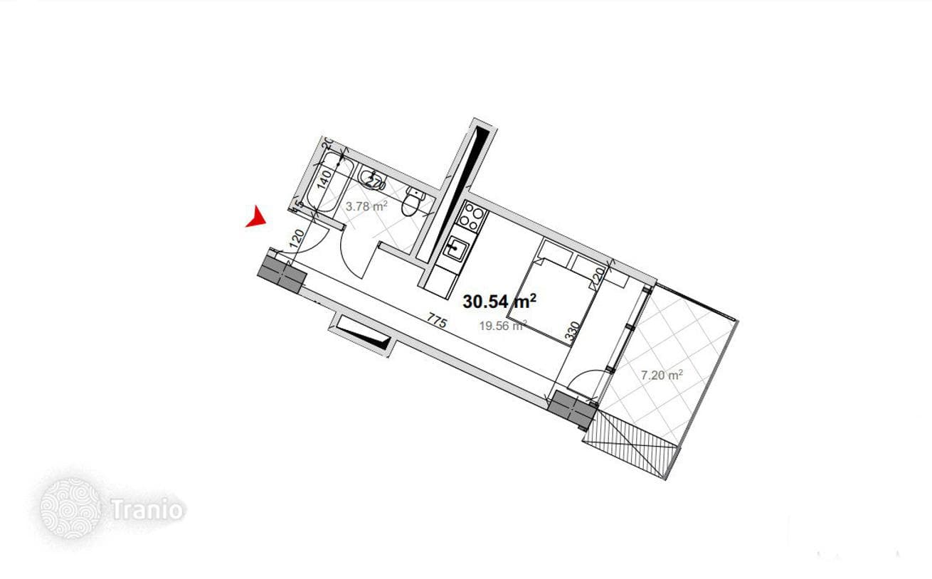 Studio with Furnished Apartment in Modern Complex with Old Tbilisi Views, photo 4