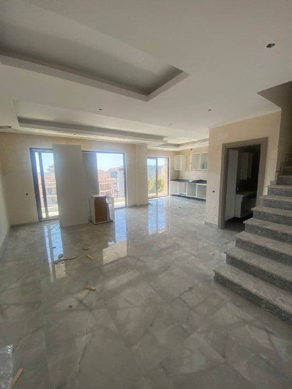 2-Bedroom (2+1) Duplex with Sea View in Mahmutlar, Alanya