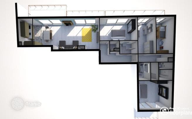 5-комнатные апартаменты в новостройке 148 м² в Районе XIII, Венгрия, фото 2