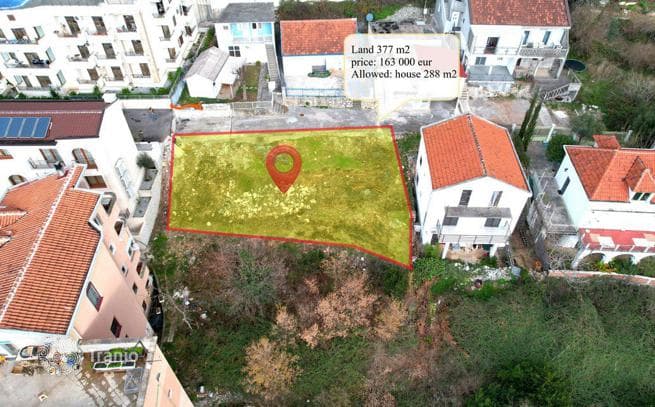Land Plot with Sea View in Podkosuljun, Budva, photo 2
