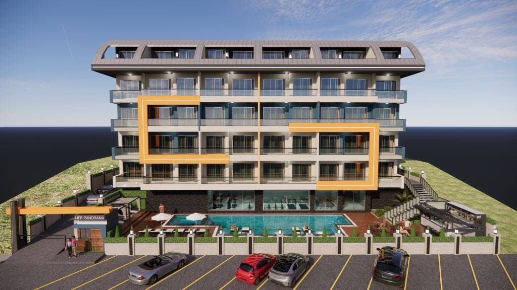 1-Bedroom (1+1) Apartment in Mahmutlar