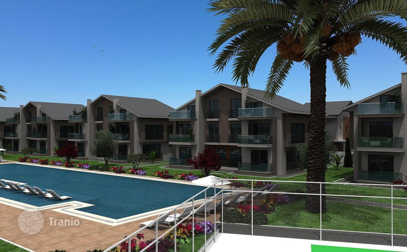 New Apartments with Shared Pool Near the Beach in Fethiye