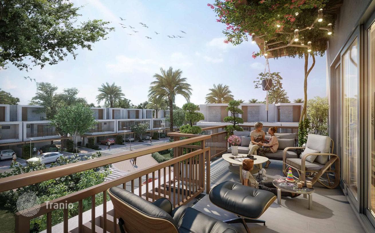 Новая резиденция Violet 4 с бассейном, парками и контактным зоопарком, Damac Hills 2, Дубай, ОАЭ