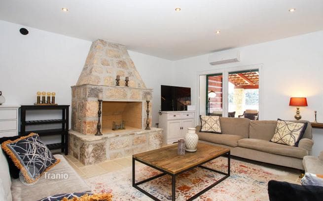 Stone Villa with Private Pool and BBQ Area Beachfront in Trogir