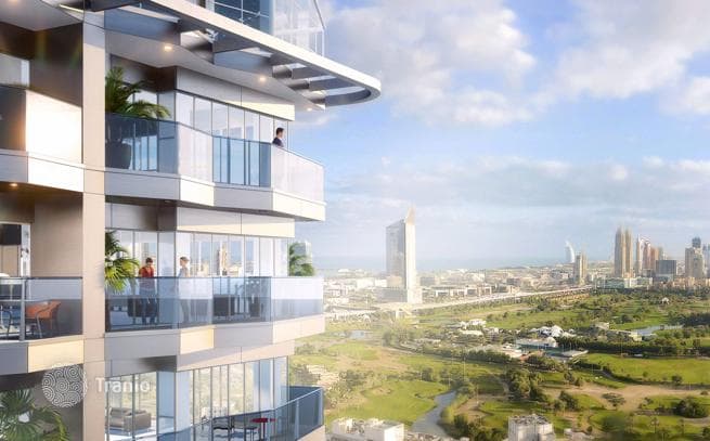 Новая резиденция Golf Views Seven City с бассейнами, торговым центром и коворкингом, JLT, Дубай, ОАЭ, фото 4