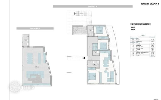 3-Bedroom Apartment in New Build in Krka, Dalmatia
