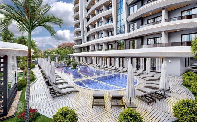 Luxury Apartments with Sea View in Mahmutlar, Alanya
