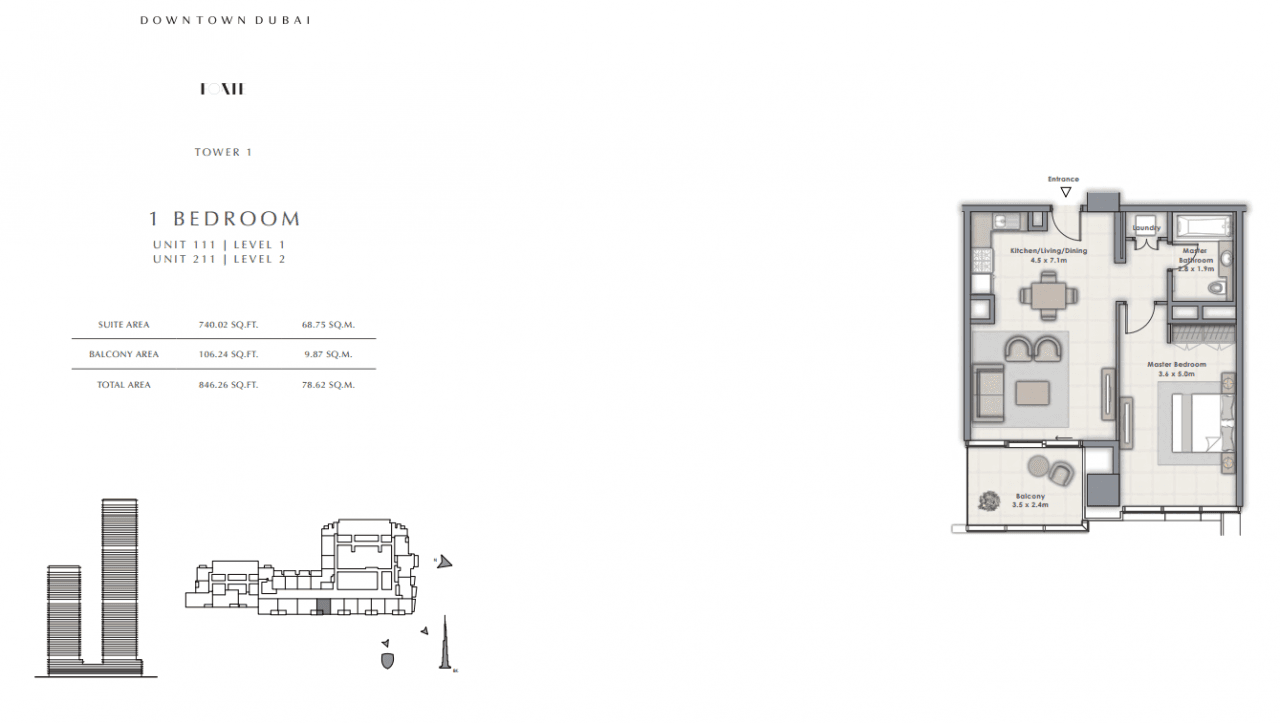 1-Bedroom Apartment in Downtown Dubai, photo 5