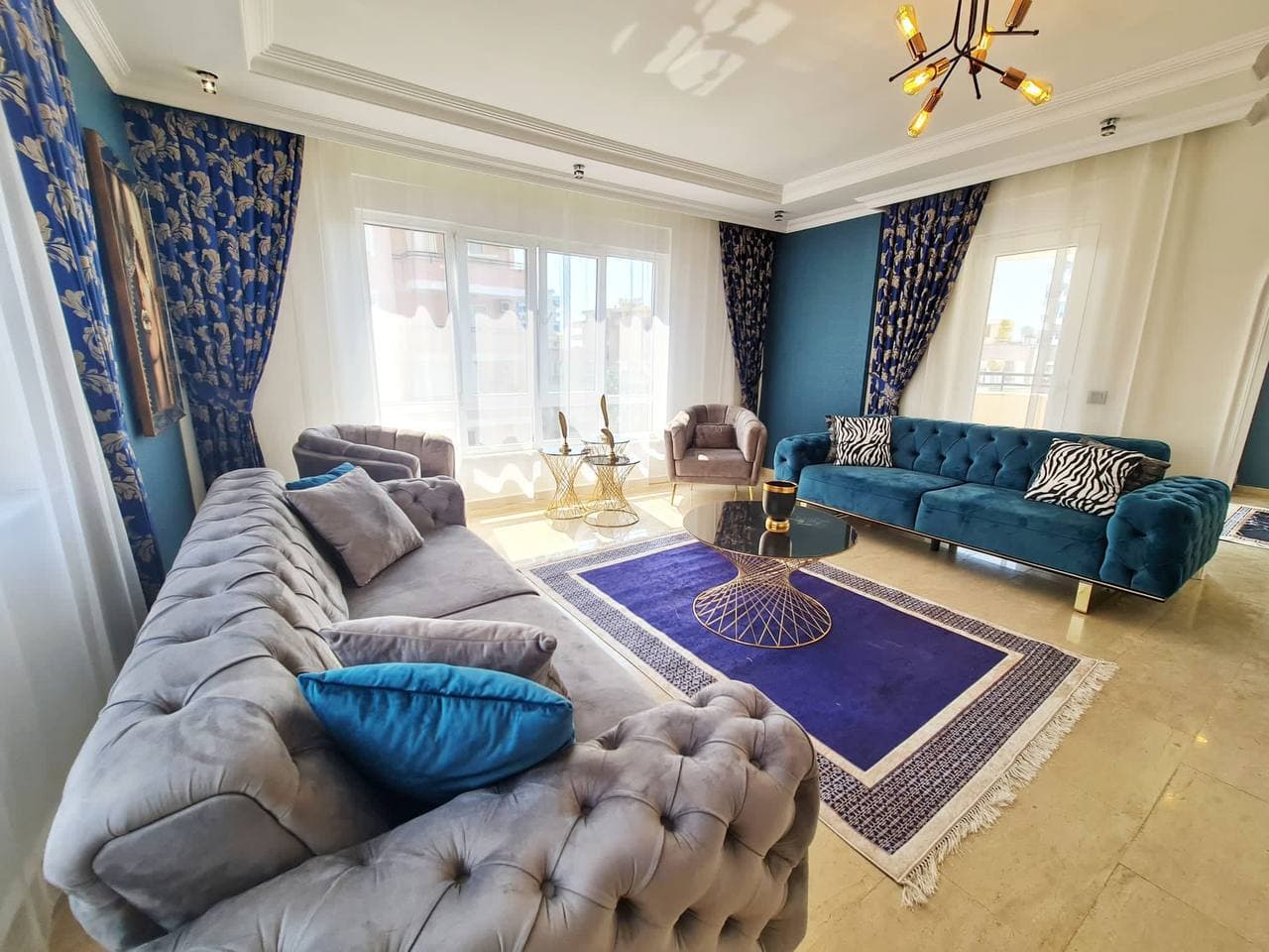 2-Bedroom (2+1) Apartment with Sea and Mountain Views in Mahmutlar, Alanya