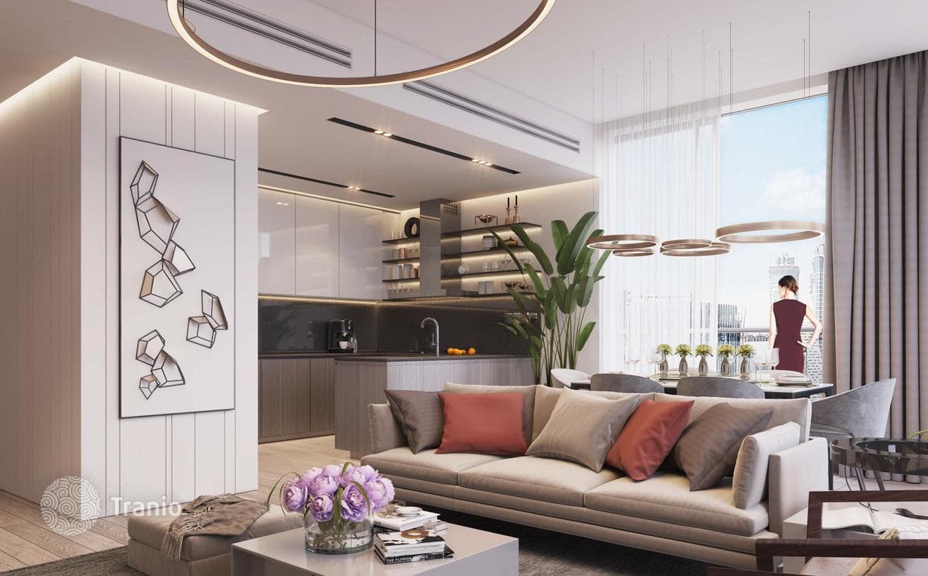 Высотная резиденция Ahad Residences рядом с пляжем и станцией метро, в центре района Business Bay, Дубай, ОАЭ, фото 2