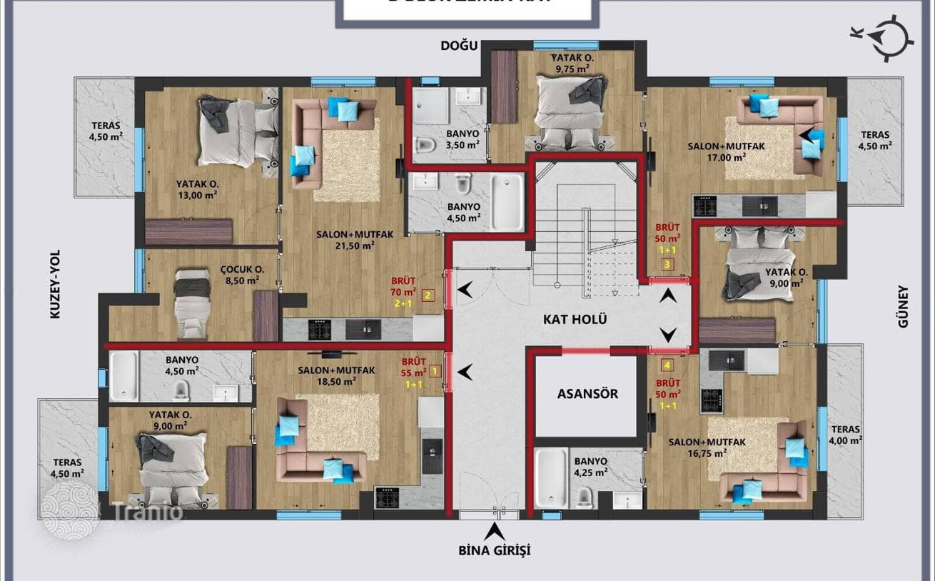 New Apartments Steps from the Beach in Muratpasa, Antalya, photo 3