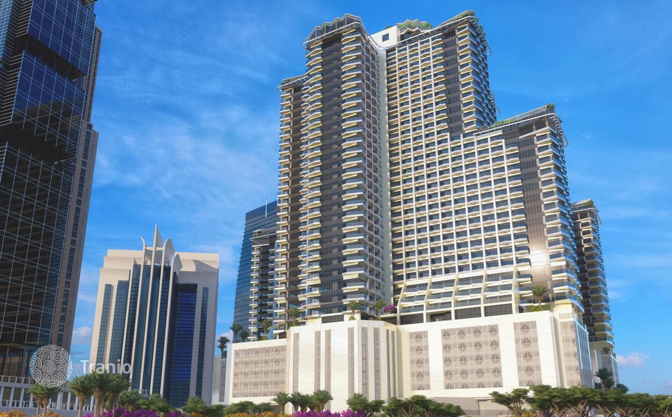 Новые квартиры «под ключ» в жилом комплексе Golf Views Seven City, район Jumeirah Lake Towers, Дубай, ОАЭ, фото 2
