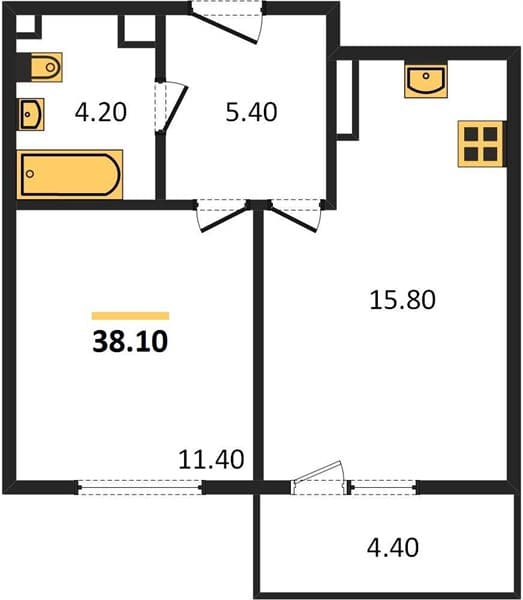 Studio Apartment in Flora Complex, Kudepsta, Sochi