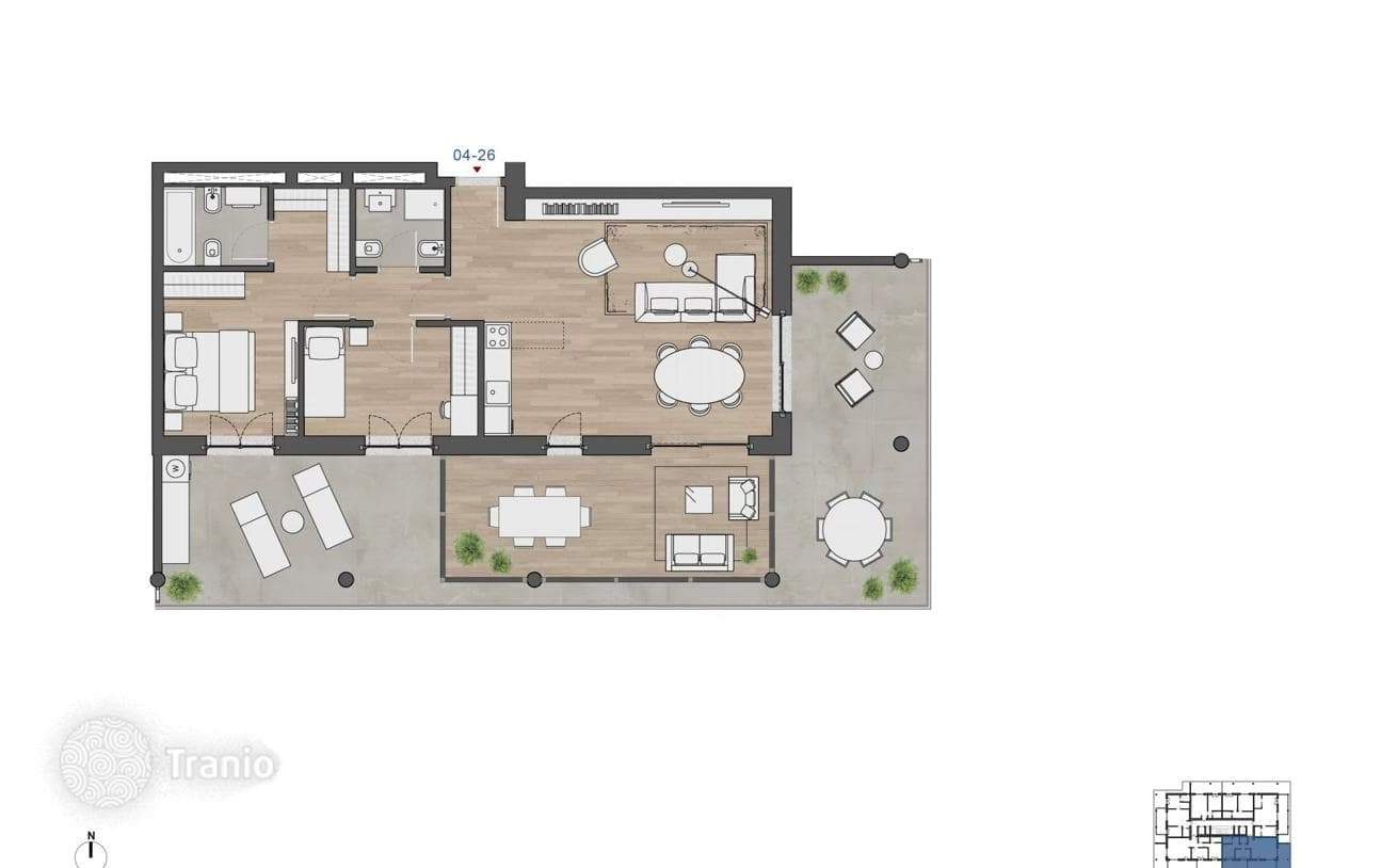 2-Bedroom Apartment in Rome