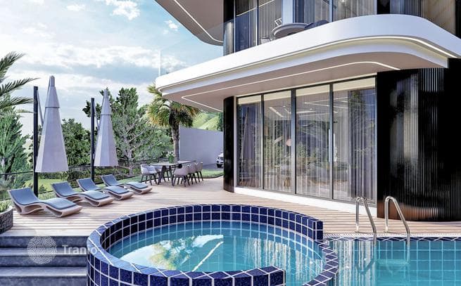 Villa with Private Pool and Sea View in Kargicak, photo 2