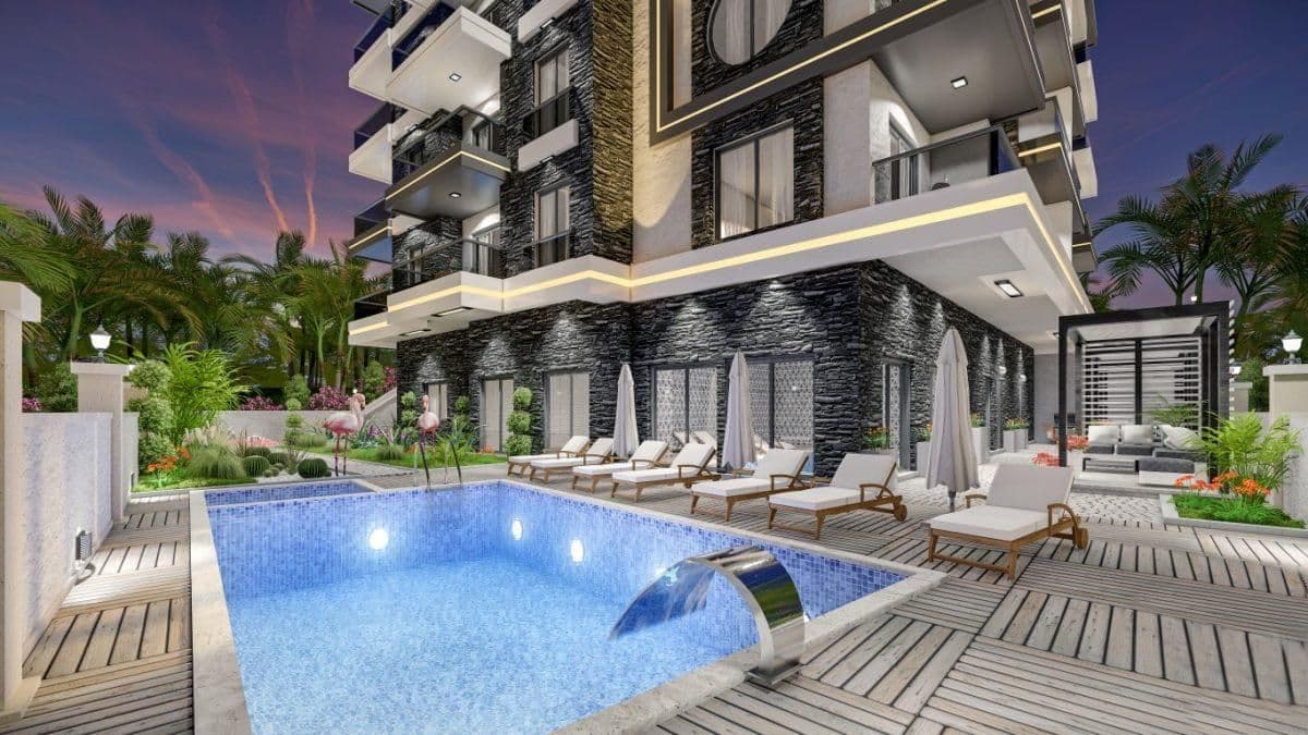 Квартира в Алании, Турция, 55 м², фото 2