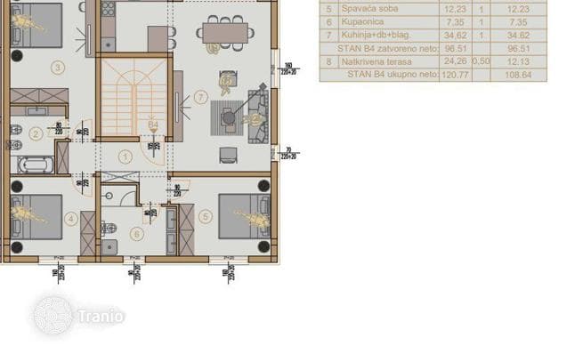 3-Bedroom Apartment on the 2nd Floor in Pula, Croatia