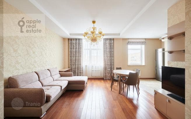 1-Bedroom Apartment with Open-Plan Kitchen in Tverskoy District, Moscow