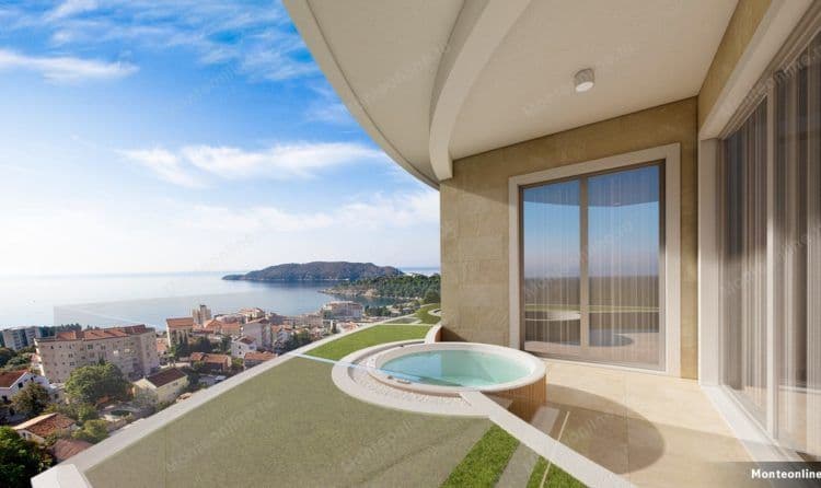 Квартира в Будве, Черногория, 40 м², фото 4