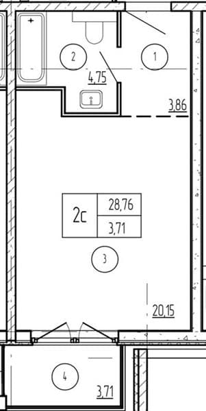 Studio Apartment in Luchi, Anapa