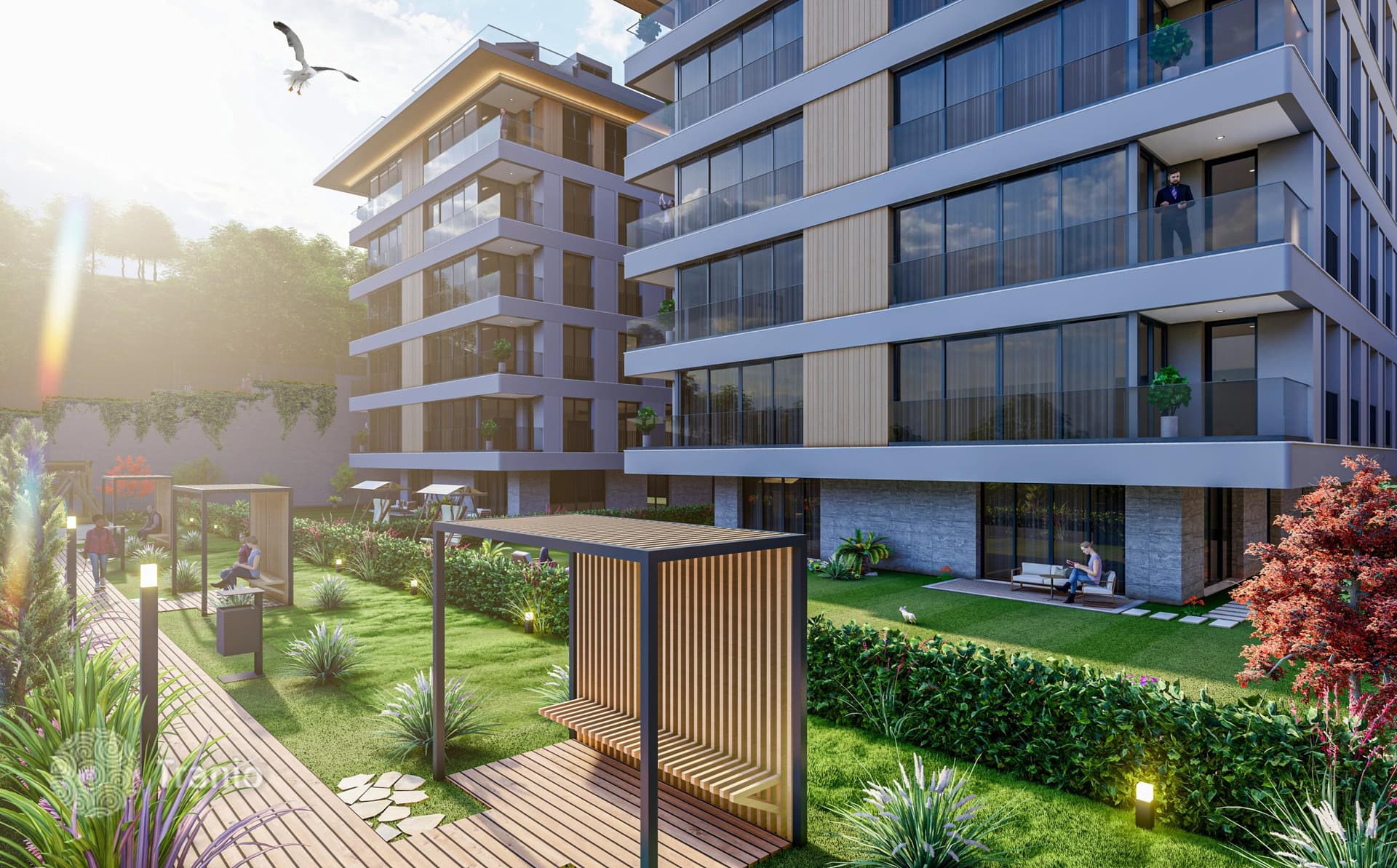 New Apartments with City View in Uskudar, Istanbul