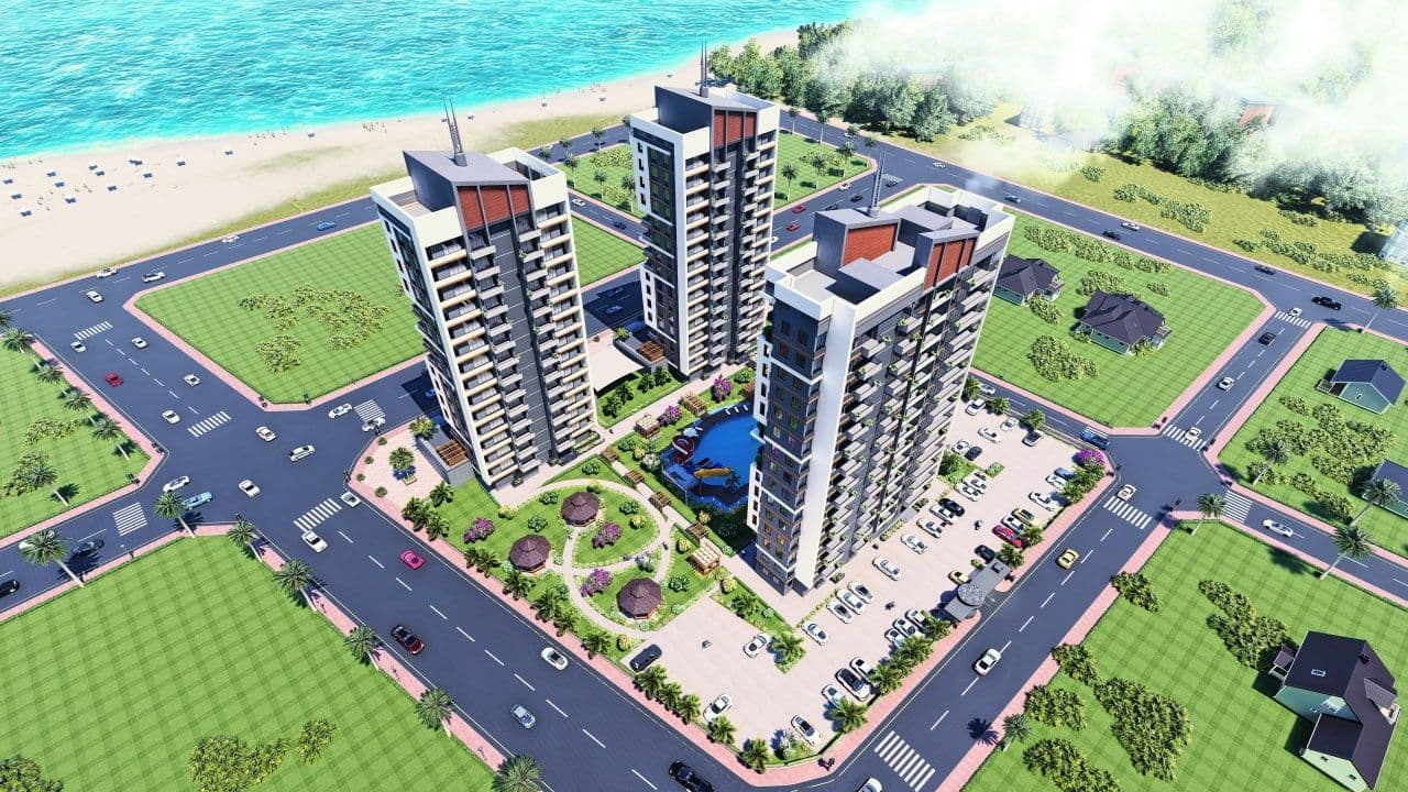 Апартаменты в Мерсине, Турция, 71 м²